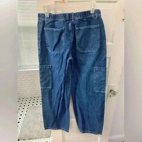 Refuge Denim mom jeans cargo style with pockets size‎ 5 - Picture 6 of 7
